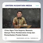 Ketua Bawaslu Bali I Putu Agus Tirta Suguna