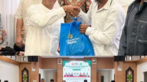 Dokumentasi Bupati Murung Raya Heriyus,.S.E,Saat Berbuka Puasa Kamtibmas Polres Murung Raya, di Aula Rujab Bupati Murung Raya,Minggu 08/03/2026