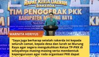Ketua TP PKK Kabupaten Murung Raya Warnita Heriyus