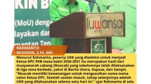 Perkuat Mesin Partai Ketua DPW PKB Kalteng 30 orang diseleksi untuk jadi ketua DPC PKB se Kalteng