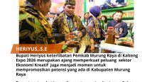 Bupati Heriyus Kalteng Expo Peluang Memperkuat Sektor Ekonomi Kreatif