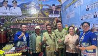 FOTO - Ketua DPRD Kabupaten Murung Raya Rumiadi menghadiri pembukaan Mura Expo 2026 yang digelar di Alun-Alun Jorih Jerah, Kota Puruk Cahu, Jumat.